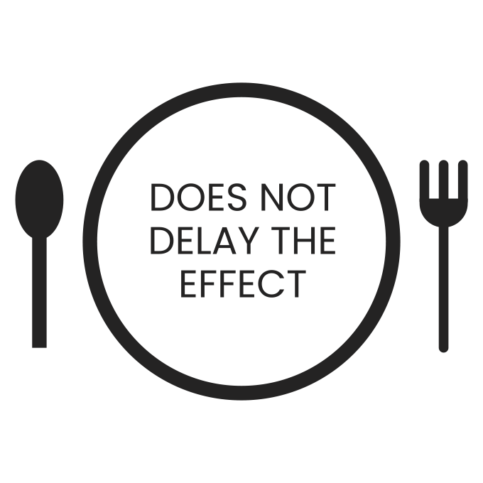 Will food delay the effect?